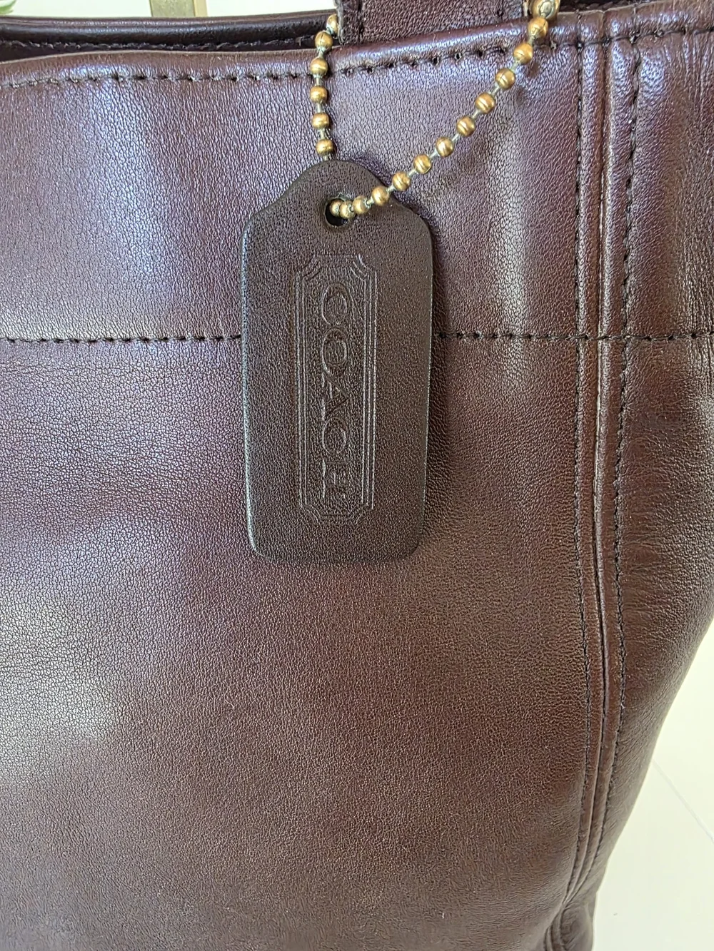 Vintage Coach Soho Buckle Bag Mahogany Glove Tanned Leather Bag
